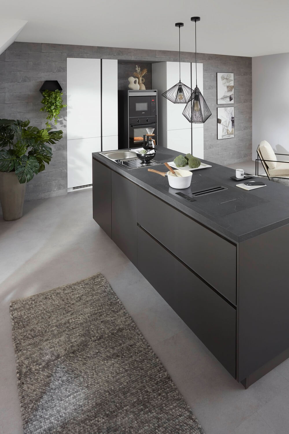 Visualización 3D de la cocina